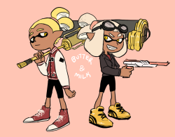 shounenkings:  me and 8oo’s squid kids :^) 