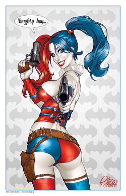 masterjoram:  Harley Quinn by Elias Chatzoudis