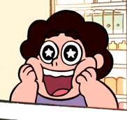 ohh my gosh, this is one of the most precious Steven faces