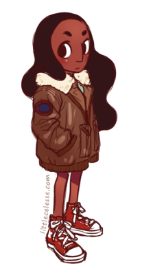 celesse:  I looooved Connie’s over-sized bomber jacket 