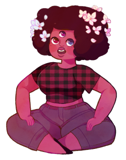 sergle:  (slides a drawing of garnet under your door) does this
