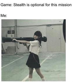 kemplet: memehumor: It still counts as stealth if no one lives