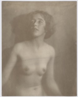 [Photograph of an unidentified nude woman from the waist up]Thayer,