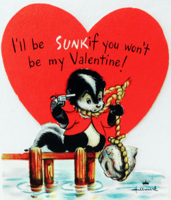 Vintage Valentines: weird valentines cards 