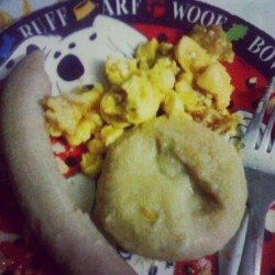 #ackee&saltfish #boiledDumplin&Banana #dinner Yes ppl