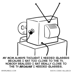 chrishallbeck:  Squint. http://minimumble.thebookofbiff.com/2014/04/07/501-squint/