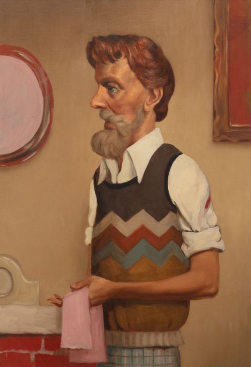 grundoonmgnx:John Currin, The Old Man, 1994