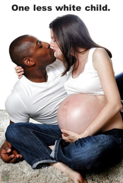 totalsurrendertoblackcock:  Are you pregnant with a white baby