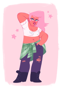 mimiadraws:  Mystery Girl makes me wish my hair was still pink 🌸💖🍑