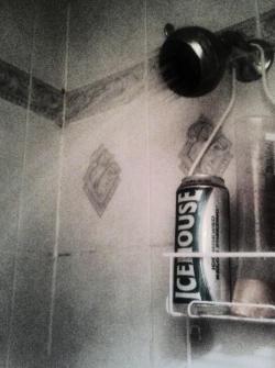 beer in the shower bruja it’s finally cold in FL again