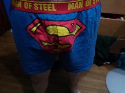 Me and the lover got matching pajamas, I think my super man top