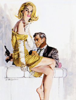 vintagegal:  Cover art by Robert McGinnis for Kill now, Pay