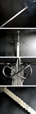 darksword-armory:  German or Swiss Two Handed Sword (Hand &