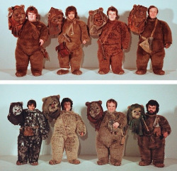 70sscifiart:  Ewoks via Reddit 