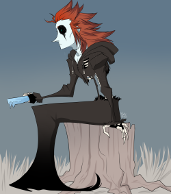 mintyskulls:  A Halloween Town Axel wondering why the heck he