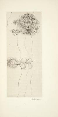 blackpaint20:   Hans BellmerEtching for Julius Caesar by Joyce