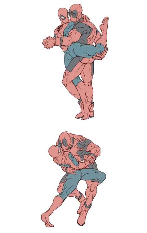 aschetheartist:  pinksugarbat:  fuckyesdeadpool:  by むだになります   chortle  I LIKE THIS. LOL 