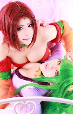 cosplay-soul:Kallen Stadtfeld & C.C. | CODE GEASS Lelouch