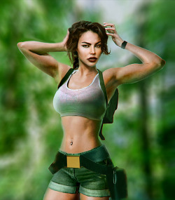 tombraiderempire: Fanart “Lara Croft” by :ChingKong
