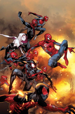 brianmichaelbendis:  Spider-folks by Olivier Coipel