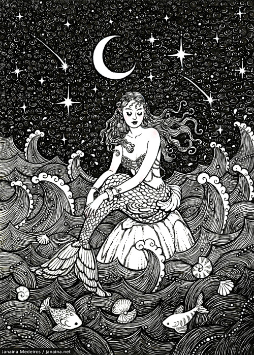 mermaidenmystic:  The Sea Wished Me Love by Brazilian artist