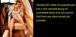 Chastity Air’s fleet of corporate jets has a very versatile