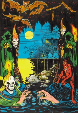 talesfromweirdland: Horror painting from the 1970s by comic book