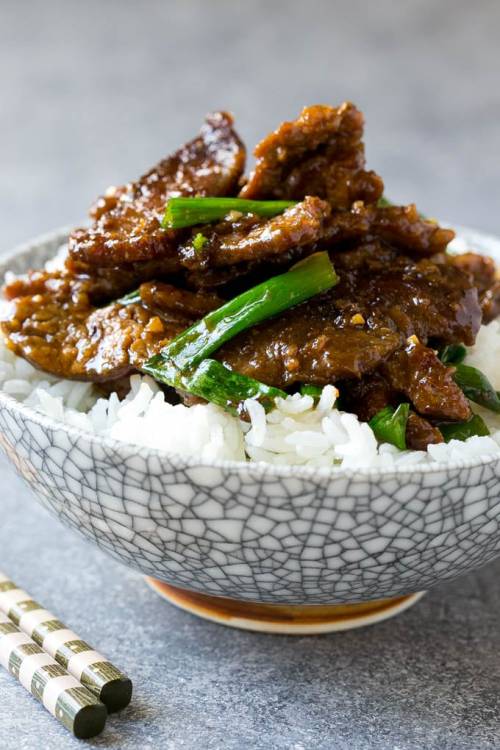 daily-deliciousness:  Mongolian beef