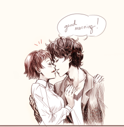nfoliage: When Makoto has been kissing cafe attic boy too much
