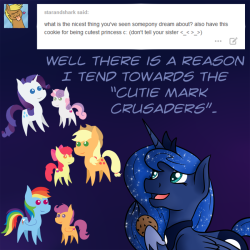 ask-luna-and-tiberius:Luna: Their dreams of their sisters are