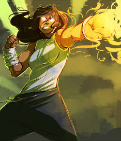 chop-stuff:My partner wanted me to draw Korra since I drew the