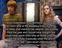 harrypotterconfessions:  I never understood why Hermione would