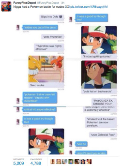 madeupmonkeyshit:  “nigga had a pokemon battle for nudes”