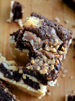 fullcravings:  Toffee Tiramisu Brookies