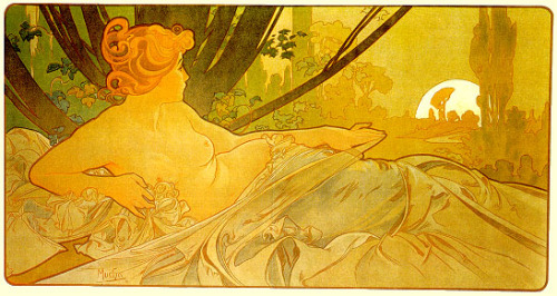 artist-mucha:  Dawn, Alphonse Mucha