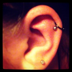 Guess what?! Haha yep. Got another piercing today with the wonderful