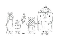 concept sketches for the Vampiresby writer/storyboard artist