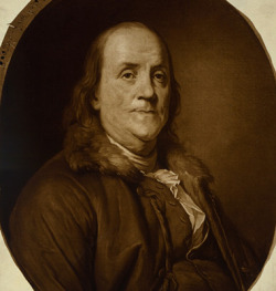 pbsthisdayinhistory:  January 17, 1706: Benjamin Franklin Is Born  On this day in 1706, Benjamin Franklin was born. Born into the family of a Boston candle maker, Benjamin Franklin became the most famous American of his time. He helped found a new nation