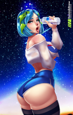 thicksexyasswomen:  coronalview:  Another Earth-chan by respective