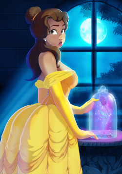 tovio-rogers:Belle drawn up for patreon <3 <3 <3