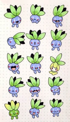 cinamoncune:  Oddish! Seems like there’s an odd one in the