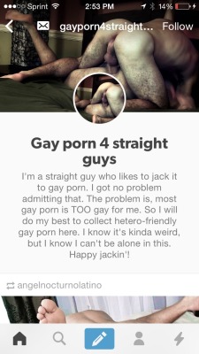 dilfgod:  tyazmorgan:  “hetero-friendly gay porn”   