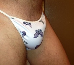 hungry4cockypanties:  Hope y'all like my butterfly panties, my