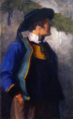 Franz Marc - “Self-Portrait In Breton Costume” c.1904