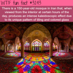 wtf-fun-factss:  Mosque in Iran that produces a kaleidoscopic