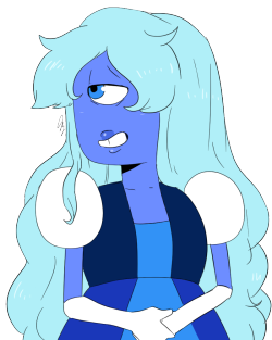 sapphire-enthusiast:  a quick doodle of sapphire in her current