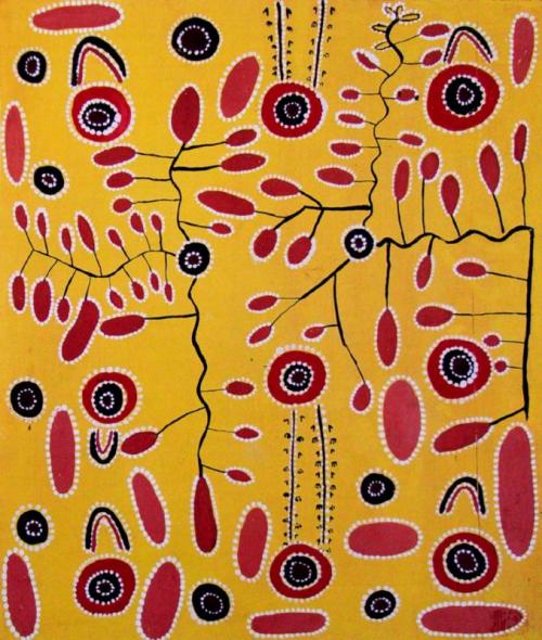 newguineatribalart:Aboriginal art of Billy Stockman Tjapaltjarri