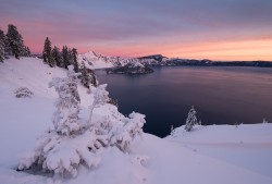 morethanphotography:  Crater Lake Morning by harderjah 