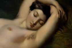 loumargi: Théodore Chassériau (1819 - 1856)Baigneuse endormie