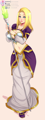Finished Jaina patreon girl commission from WoW for Michael Hi-res